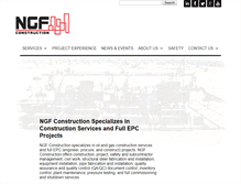 Tablet Screenshot of ngfconstruction.com